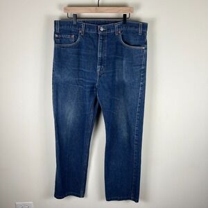 Vintage 2002 Levi's 505 Red Tab Regular Fit Jeans 38x32 Waist 38" Inseam 30"